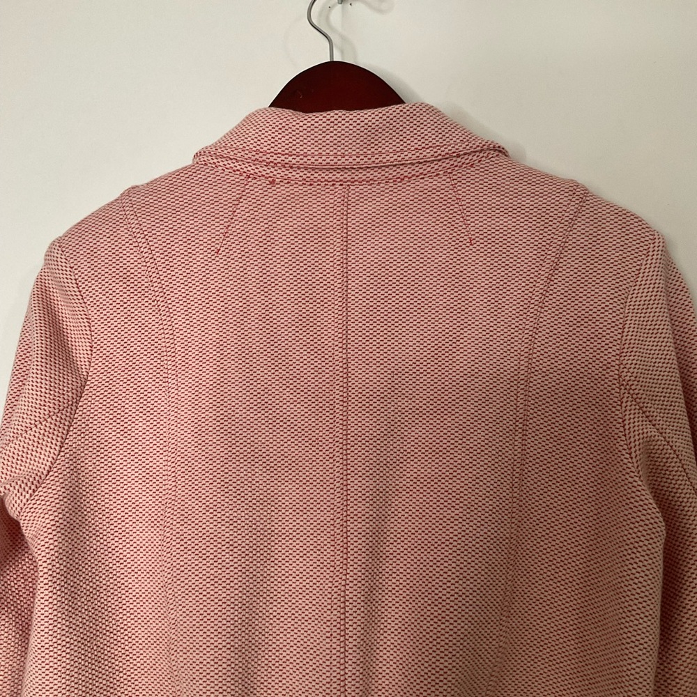 Cabi #5301 Amelia Coral Pink Button Up Bomber Jacket; Size Medium - Picture 13 of 16